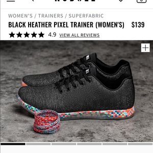 NoBull Heather Pixel Trainers